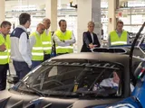 Antonio Filosa in visita alla Maserati: 