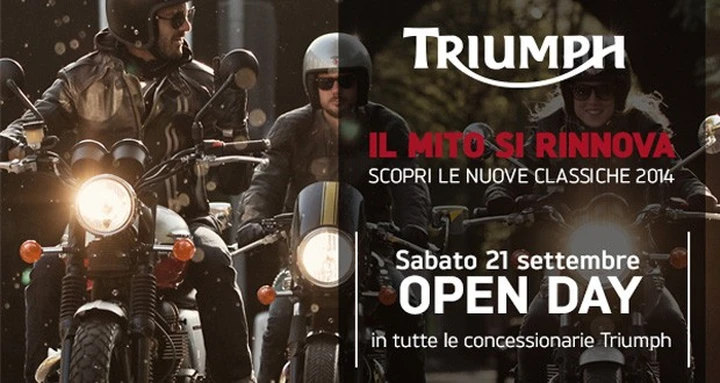 Open Day Triumph Classics il 21 settembre 2013