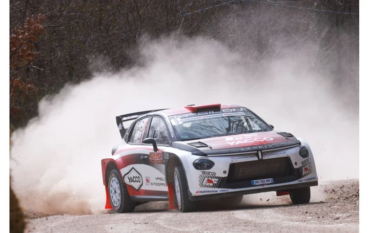 Lancia Ypsilon Rally2 HF, a podio al Rally Città di Foligno