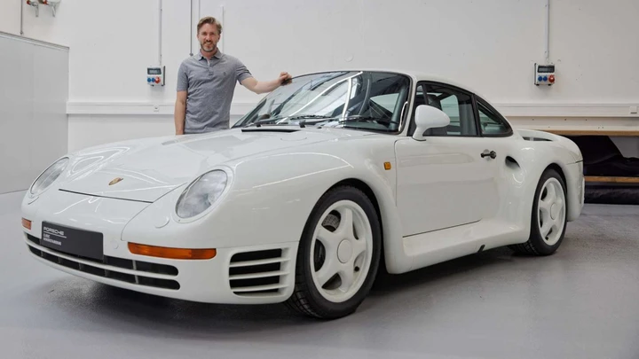 Porsche 959: il restauro dell'esemplare di Nick Heidfeld
