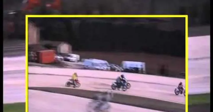 Valentino Rossi di traverso al Ranch La Biscia