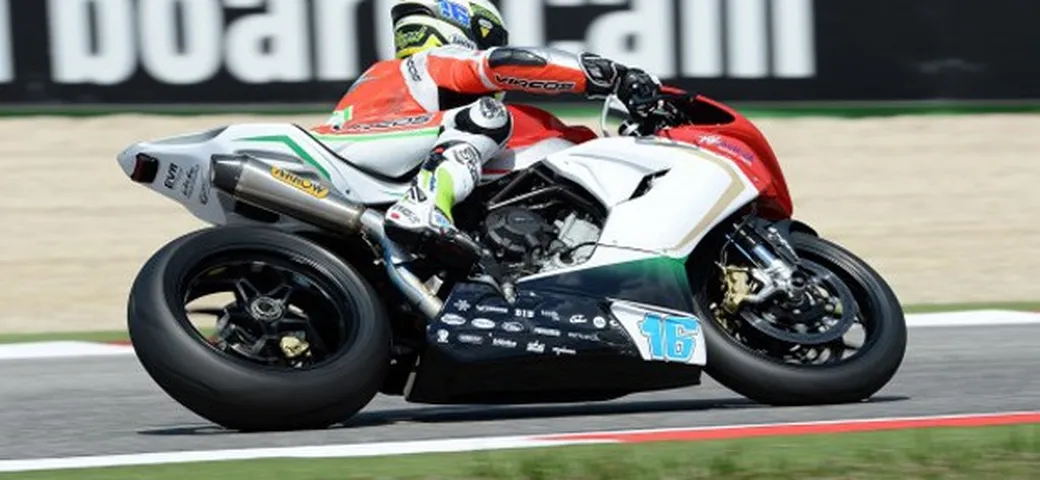 Supersport Misano 2014: Jules Cluzel (MV Agusta) 1° nelle libere FP2