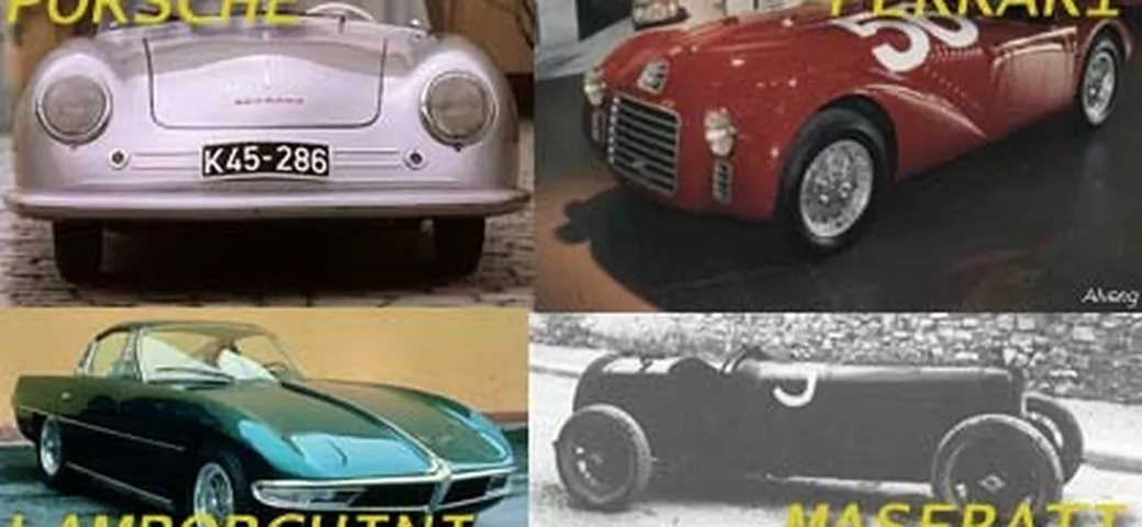 Porsche, Ferrari, Maserati o Lamborghini: quale capostipite vi terreste in garage?