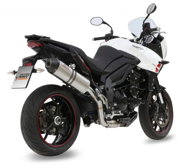 MIVV propone tre scarichi diversi per la Triumph Tiger 1050 Sport