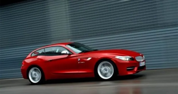 BMW Z4: ricostruzione grafica della Coupé