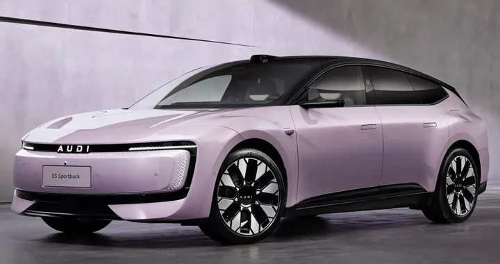 Audi E5 Sportback: autonomia di 773 km e schermo LED da 59″