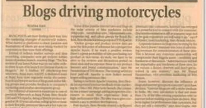 I blog nel mondo delle due ruote