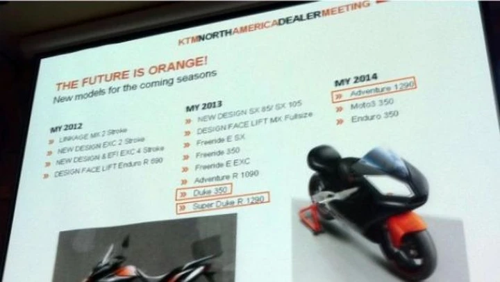 Piano industriale KTM: Super Duke e Adventure 1290 nel 2014