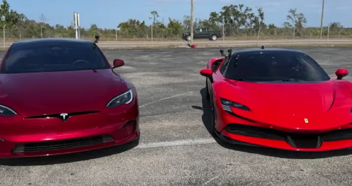 Ferrari vs Tesla, vecchio contro nuovo mondo: sfida in accelerazione