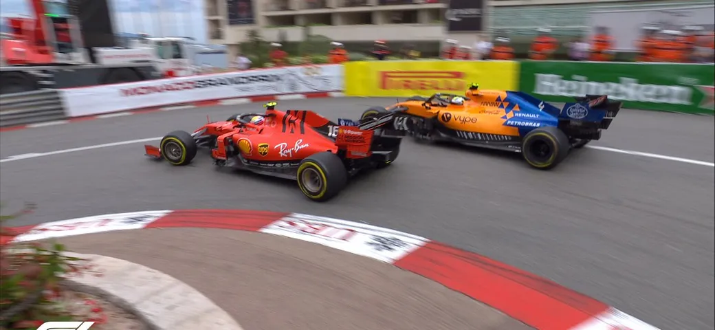 Video: il sorpasso di Charles Leclerc a Lando Norris | GP Monaco 2019