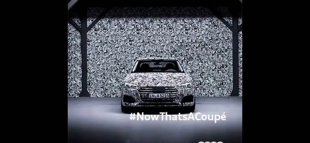 Audi A5: il teaser camuffato della coupé
