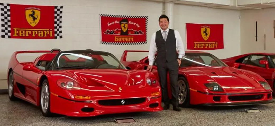 David Lee possiede tutte le top car Ferrari (288 GTO Evoluzione compresa)