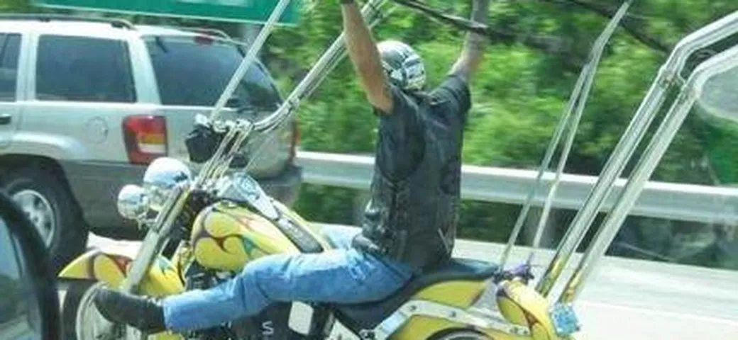 Foto del giorno: ciapa che chopper!
