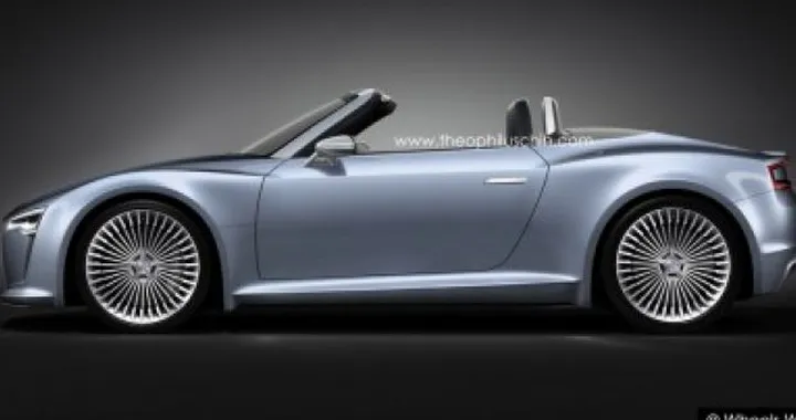Render Audi E-tron Spider: un'anticipazione della R4 Cabrio