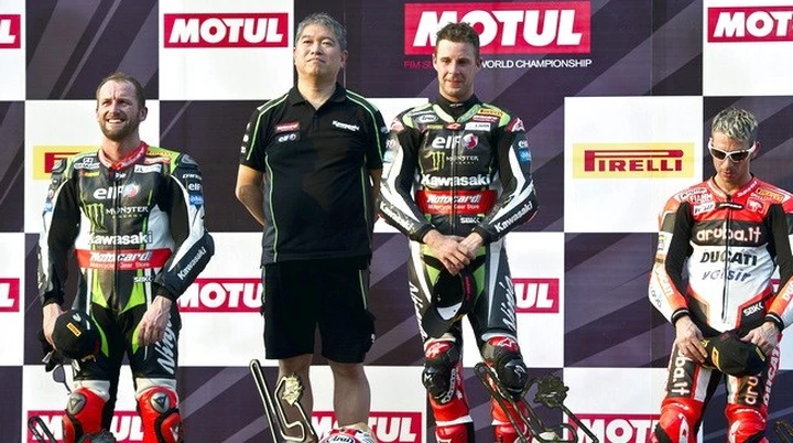 SBK Thailandia, gara 2: Rea in scioltezza, Melandri 3° [Foto]