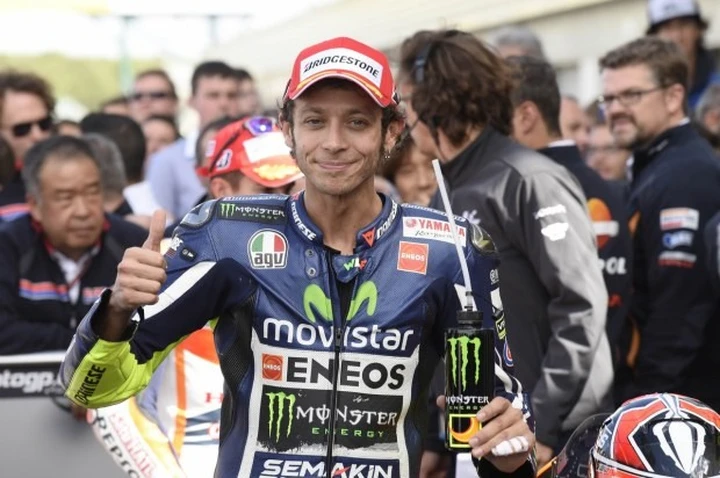 MotoGP Silverstone 2014, Valentino Rossi sul podio: 