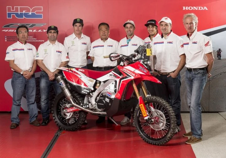 Presentato al Mugello il Rally Team HRC per la Dakar 2014