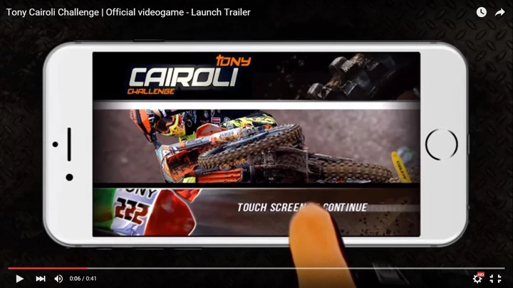 Tony Cairoli Challenge: videogioco disponibile su App Store