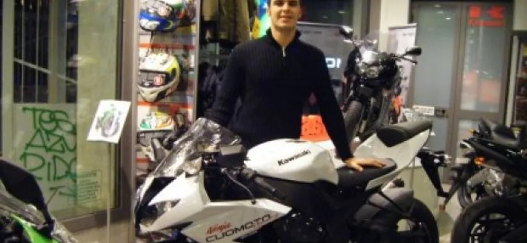 Luca Scassa in visita a Napoli