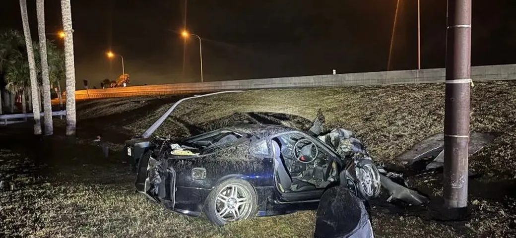 Toyota Supra Mk4: incidente ad alta velocità in Florida