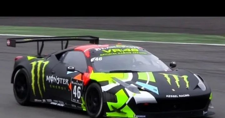 Blancpain Endurance Series, Monza: Valentino Rossi 18° con la Ferrari 458 Italia