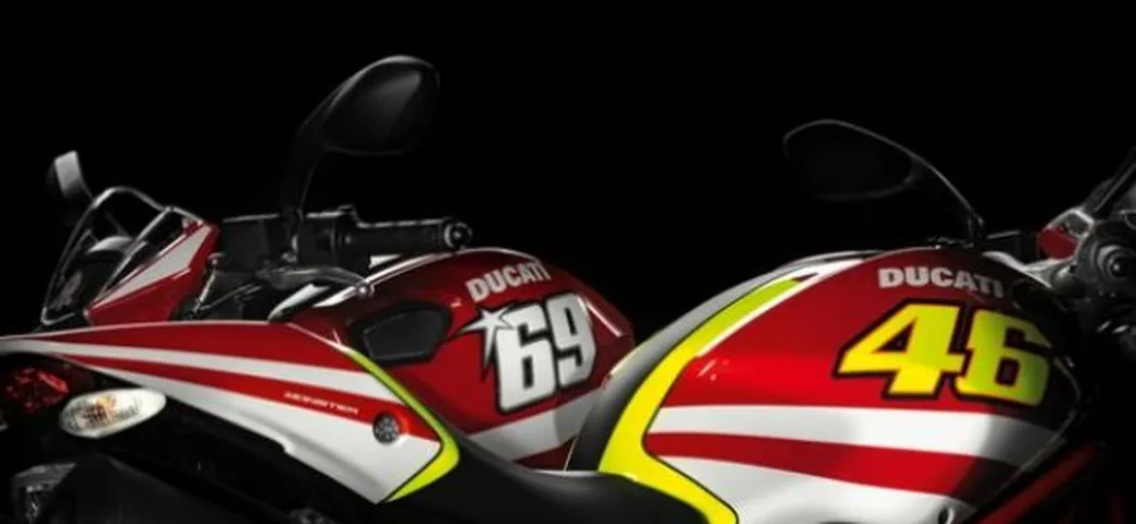 Ducati Monster 796 Replica MotoGP Rossi e Hayden al Ducati MotoGP Night