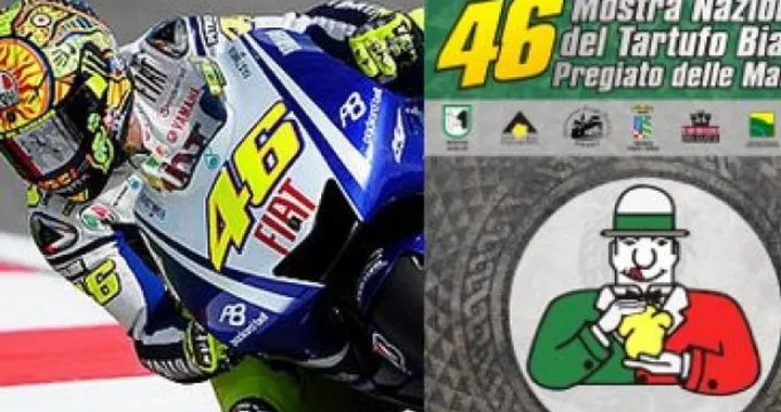 Valentino Rossi tutela il suo "46". Gli avvocati del Dottore contro la Fiera del Tartufo