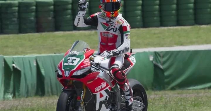 SBK Misano 2014, Melandri due volte terzo: "Difficilissimo sorpassare"