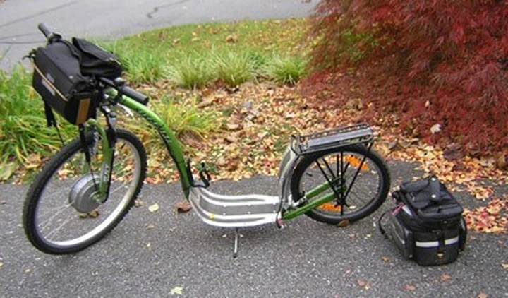 Scooter elettrico fatto in casa