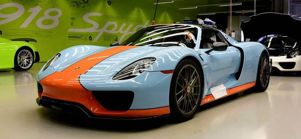 La Porsche 918 diventa Gulf