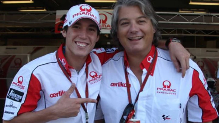 Aleix Espargarò con  con il Pramac Racing Team nel 2010
