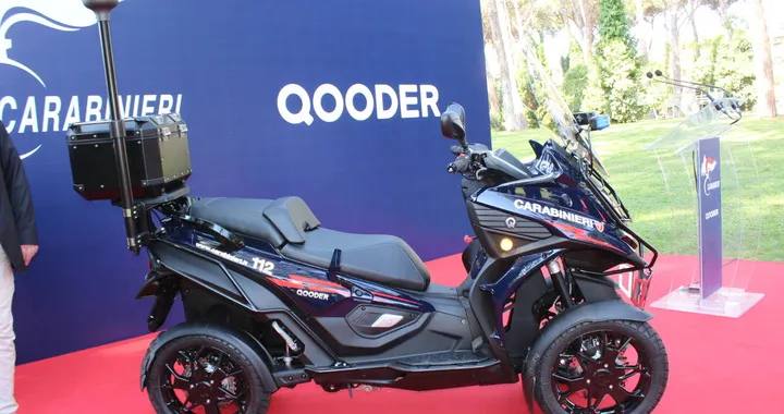 Il tri-quadriciclo Qooder entra nell'Arma dei Carabinieri