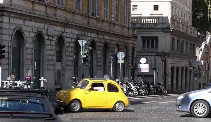 Tom Cruise e la Fiat 500 nel nuovo film di Mission Impossible