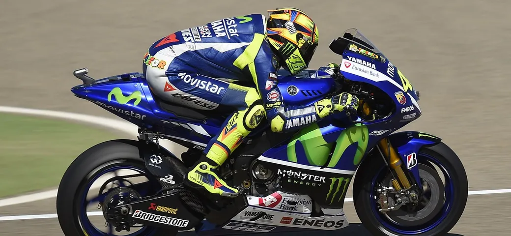Valentino Rossi 2° ad Aragon: 