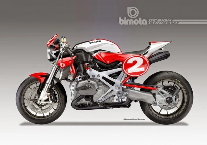 Bimota BB-4S Café Fighter Concept by Oberdan Bezzi, sette varianti con boxer BMW