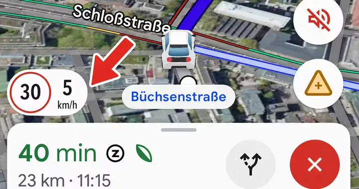 Google Maps si aggiorna, arriva il tachimetro anche su Android Auto