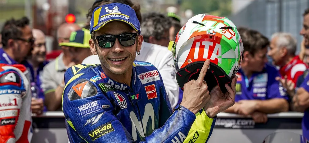 Valentino Rossi in pole al Mugello: 