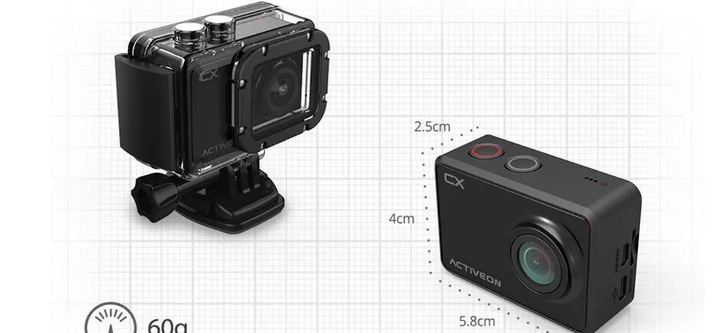 Activeon CX: action cam compatta e leggera
