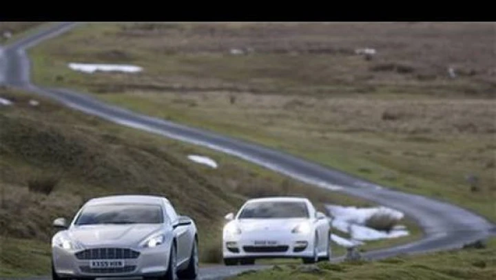 Video: Aston Martin Rapide contro Porsche Panamera Turbo