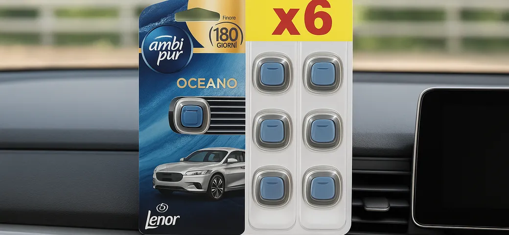 Profumo di freschezza in auto: Ambi Pur a prezzo speciale su Amazon