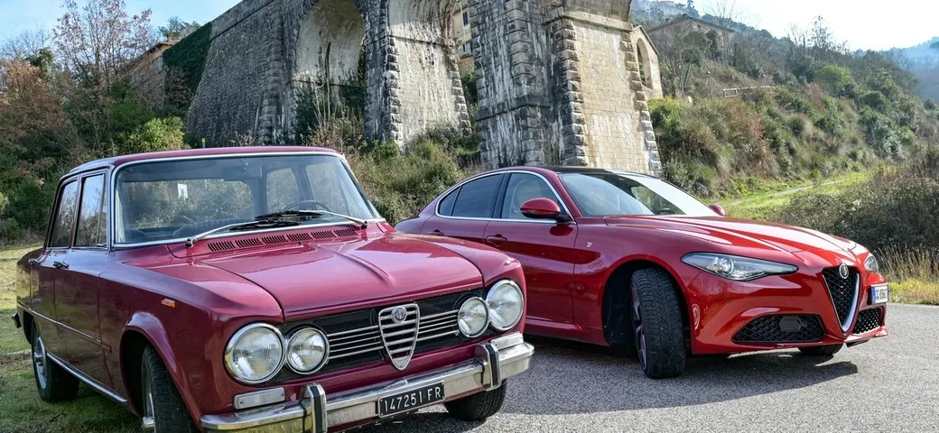 Alfa Romeo Giulia 6 C Villa d’Este: la prova su strada con l'antenata del 1973