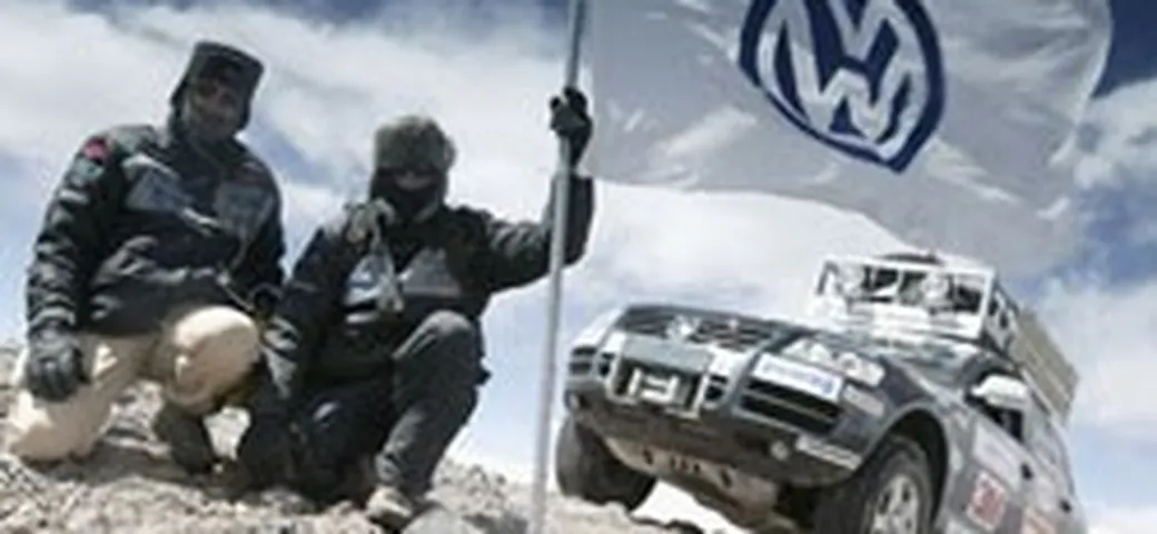 Una Touareg in cima al mondo