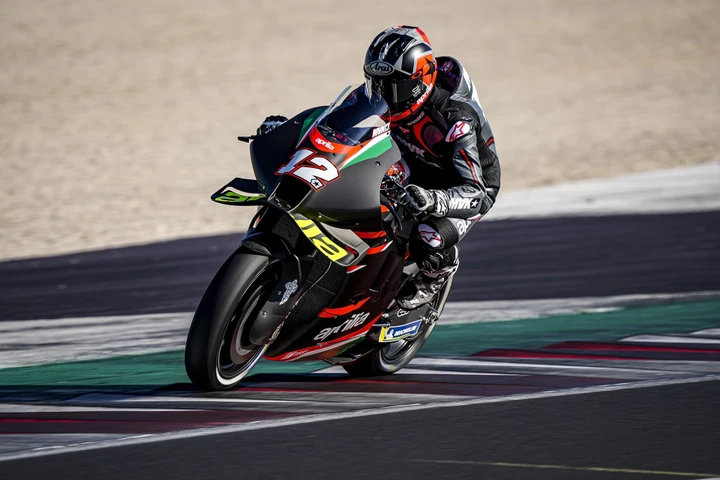 MotoGP, Maverick Vinales in sella alla Aprilia RS-GP: al via i primi test a Misano