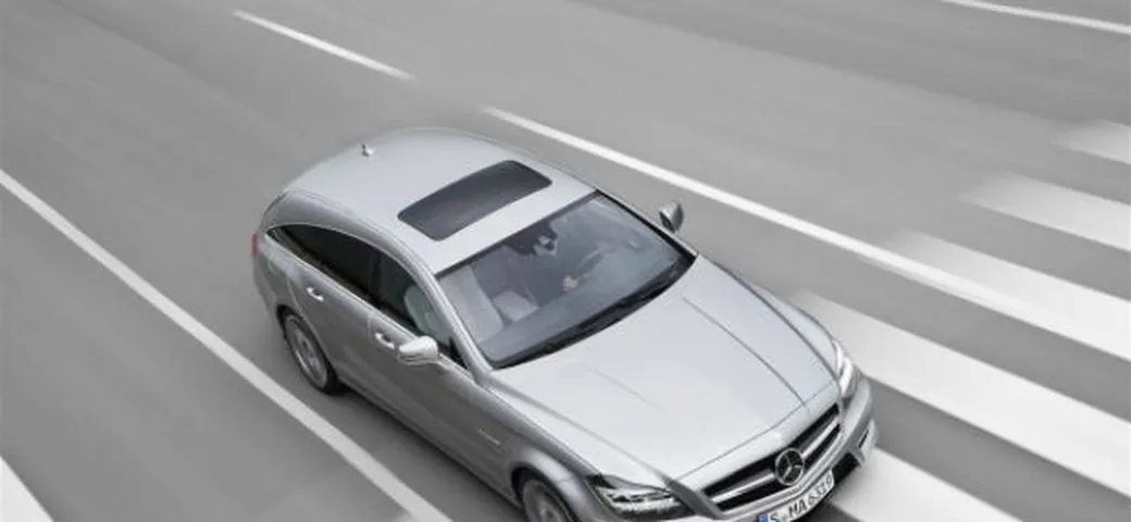Mercedes CLS 63 AMG Shooting Brake in video