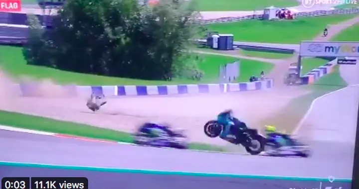 MotoGp Austria: incidente Zarco-Morbidelli, sfiorato Valentino Rossi (VIDEO)