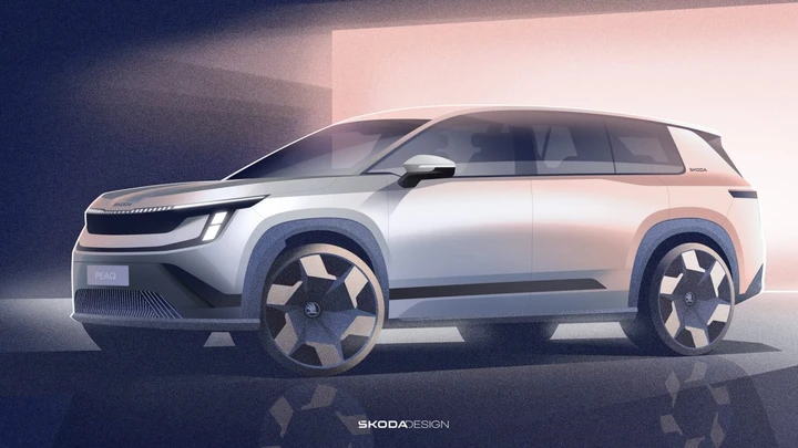 Peaq sarà il più grande SUV Skoda: fino a 7 posti e oltre 600 km