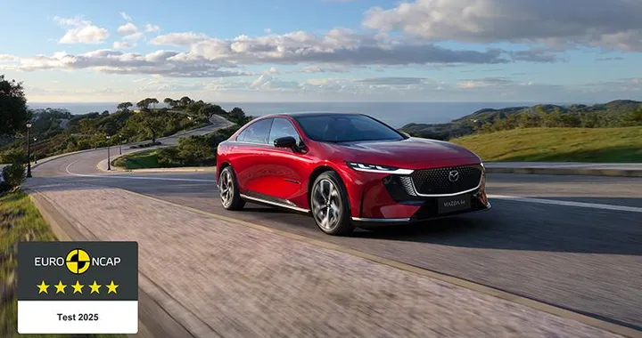 Nuova Mazda6e, brilla nella sicurezza: cinque stelle Euro NCAP