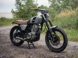 Yamaha SR400 “15 Shades of Grey” by Analog Motorcycles