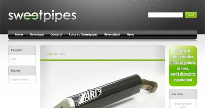Online il nuovo sito sweetpipes.it, rivenditore ZARD