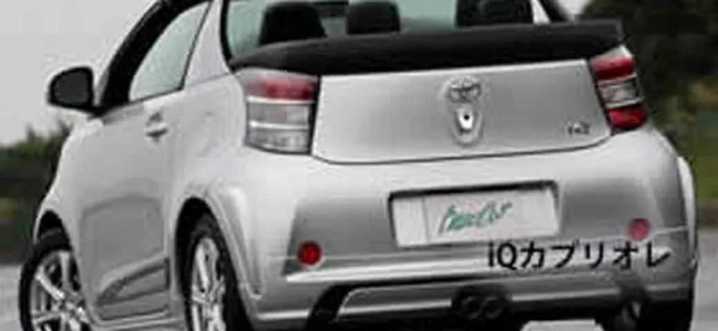 Toyota IQ: cabriolet pensando all'America
